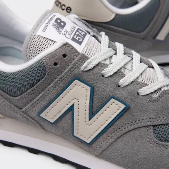 New Balance 574 Grey sky blue - Sz:10 - Picture 3 of 6